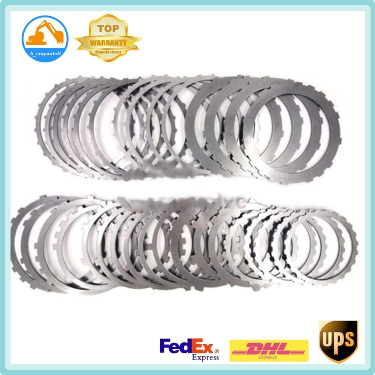 ya 10 9.16 baidi Transmission Clutch Plates Steel Rebuild Kit Set for Toyota A750E A750F 2003-UP