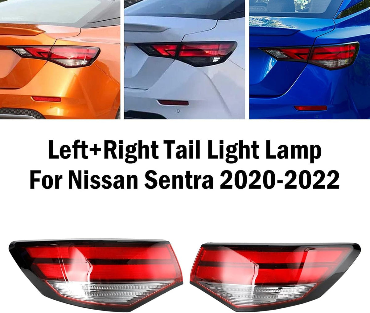 ya 14 9.20 zhengce Left+Right Tail Light Lamp For Sentra 2020-2022 P1-1