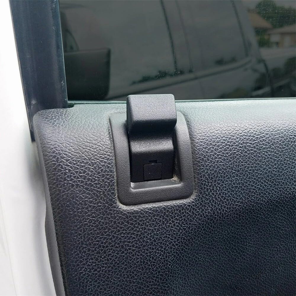 ya 5 8.10 Door Lock Knob Front Rear Black 2PC for 2007-13 Chevy for GMC for Yukon for Silverado for Sierra