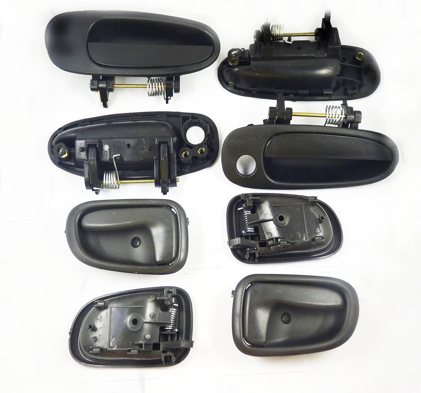 ya 5 8.10 New Door Handle Black Exterior and Interior Kit 8 Pieces for Toyota for Corolla 1993-1997
