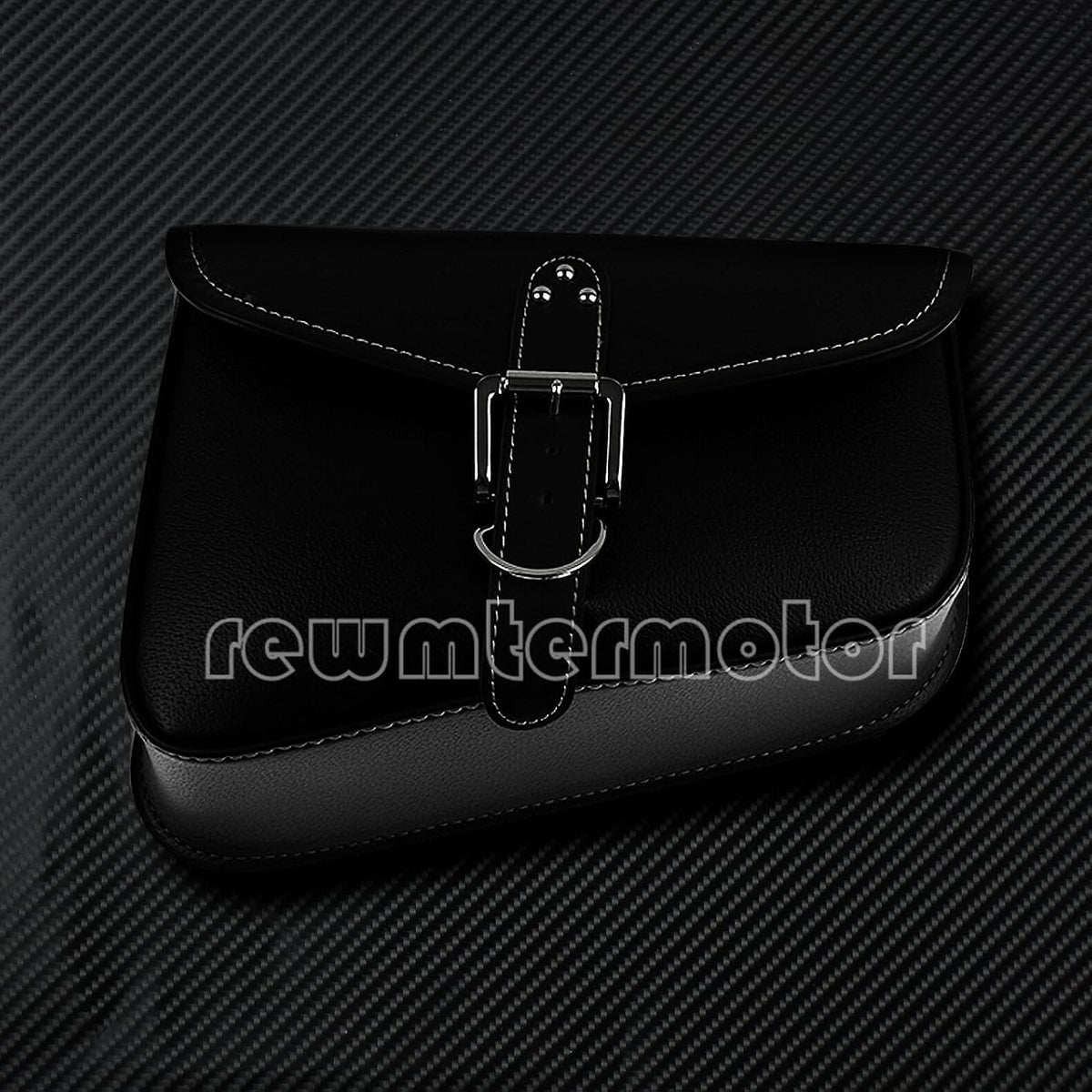 ya 11 9.14 baidiBlack Right Side Saddlebag Saddle Bag Fit For Sportster XL883 XL1200 PU Leather