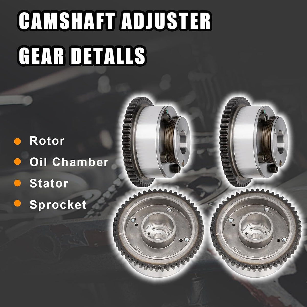ya 10 9.16 baidi 2-pack 243503C100 timing camshaft gear CVVT for Kia A for MAN ti Borrego for Hyundai