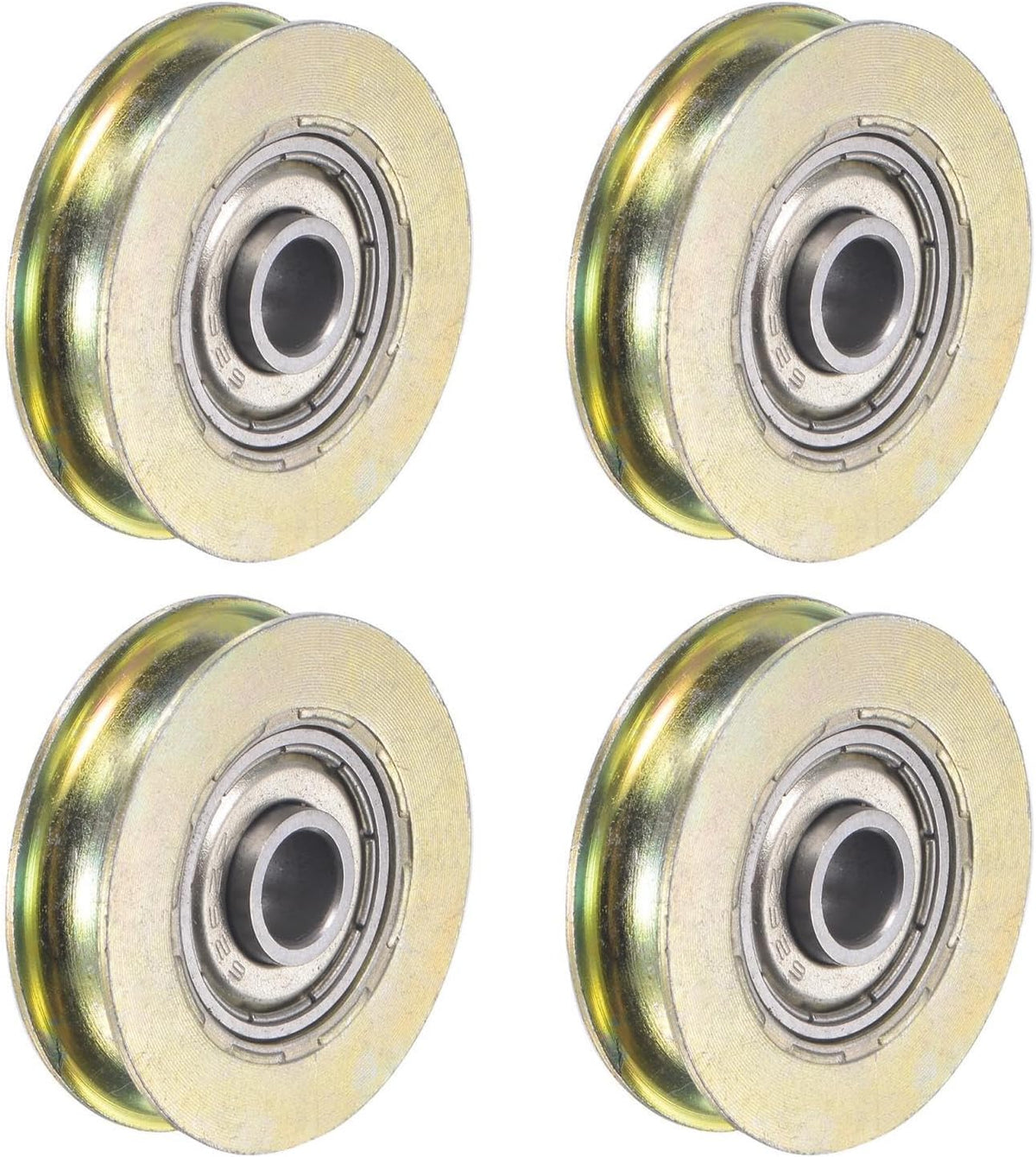 ya 26 10.21 baidi Sliding Door Roller U Groove 6.4mm Shaft Hole 32mm Diameter, ing Steel, 4pcs