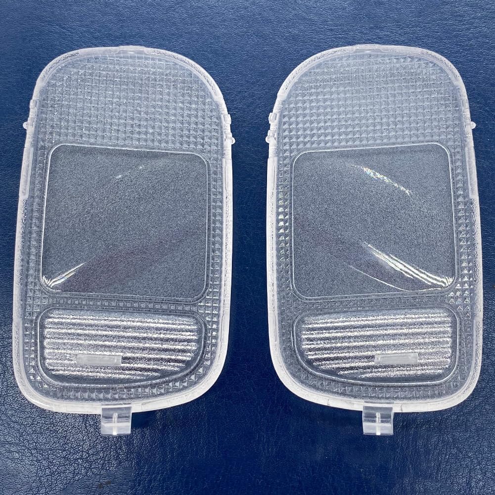 ya 4 8.24 baidi Overhead Console Dome Light Lens Kit for Dodge for Ram 2002-2010 5183270AA 5183271AA