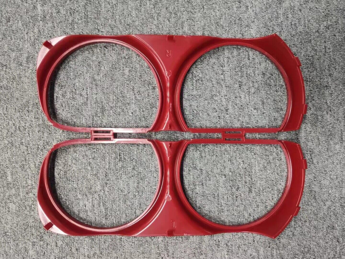 ya 4 8.10 1 set of headlight bezel trim left and right for Dodge for Challenger 15-21 M04