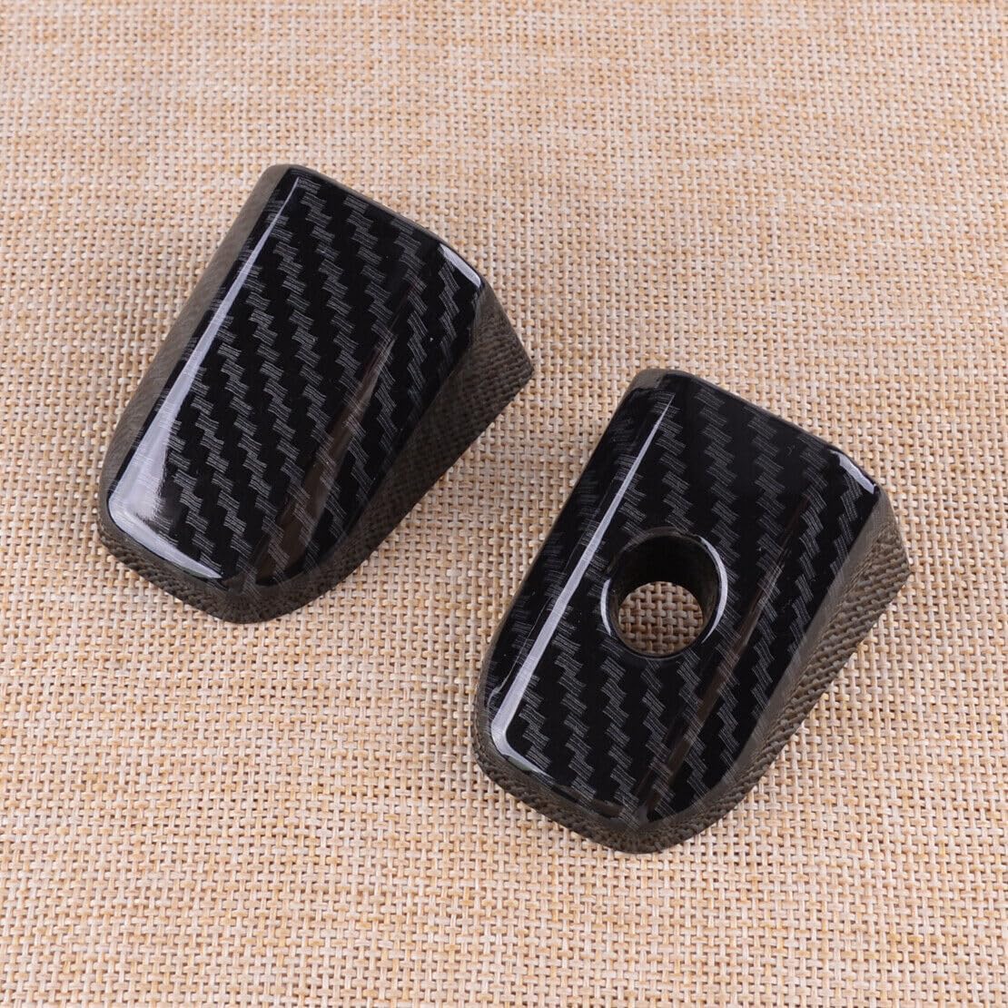 ya 2 8.15 Carbon Fiber Style Door Handle Trim Cover Trim Fits for Chevrolet Silverado @