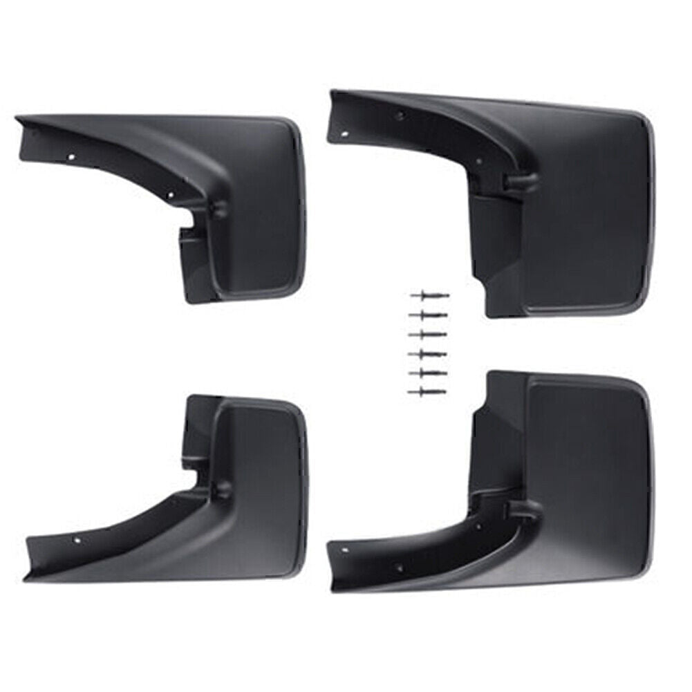 ya 5 8.7 Front & Rear Deluxe Molded Splash Guards Mud Flaps Fit 2009-2019 10 for Ram 82214136