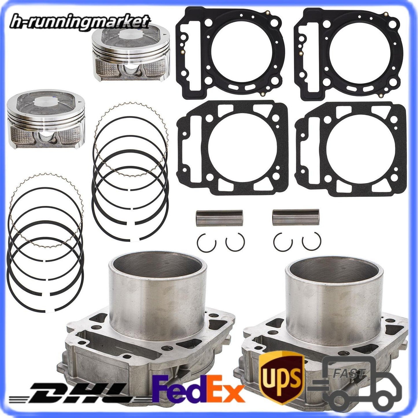ya 27 7.2 1 set Cylinder Piston Set for Bombardier BRP Can-Am Outlander Max 800 2006-2015