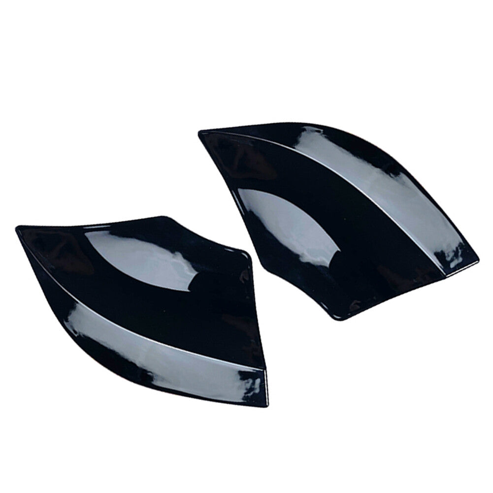 ya 4 6.17 Blk Rear Bumper Side Splitter Spoiler Canards Fender for for benz W176 A45 13-18