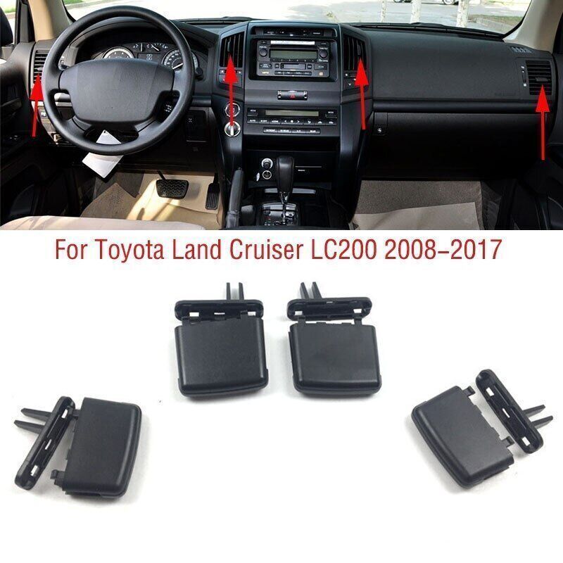 ya 3 6.25.2 for Toyota for Land Cruiser LC200 FJ200 08-17 Set Air Conditioning Vent A/C Tab Clip