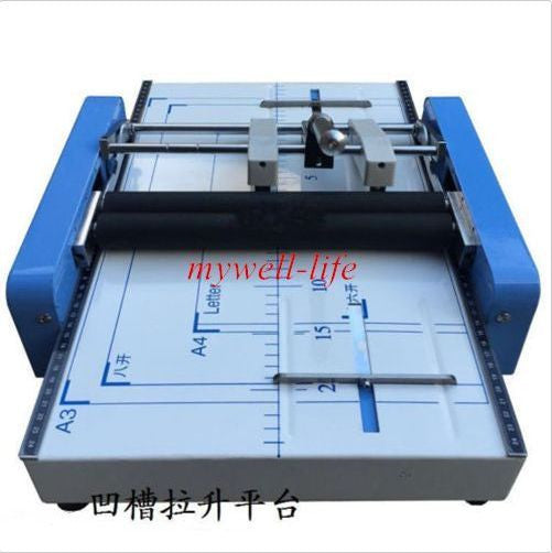 Electric A3 Binding and Folding Machine Staple Nail Binder Folder bi
