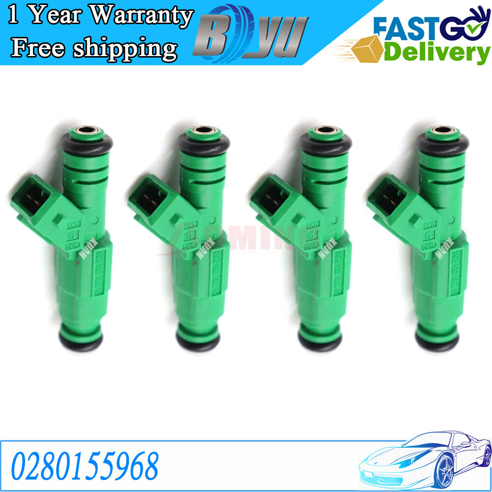 ya 1 7.2 Set of 4pcs New 0280155968 Fuel Injectors for Ford TBI LT1 LS1 LS6 for Chevy