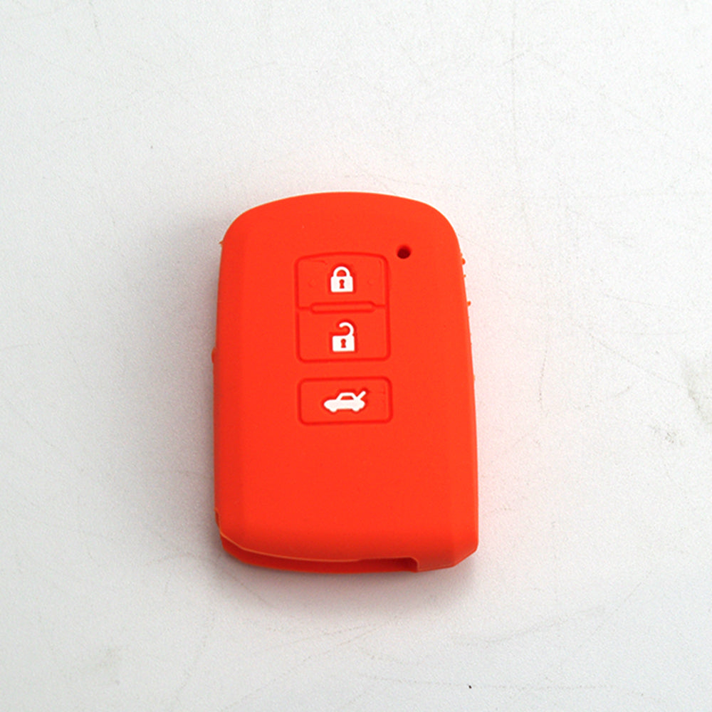 ya 5 8.7 Silicone Key Shell Case Cover 3 Buttons for TOYOTA for Camry for Smart Remote Key