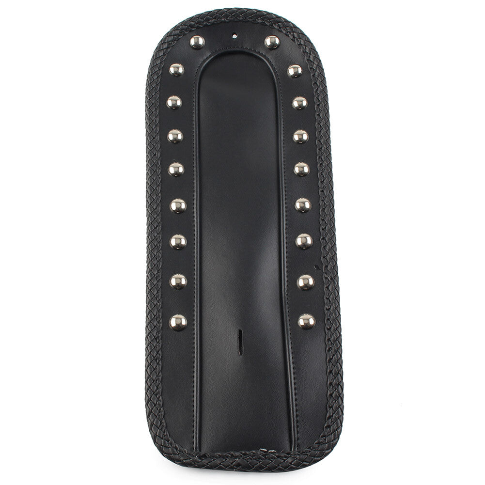 ya 5 8.7 Rear Fender Bib Solo for SEAT for Harley Sportster XLH 1200 1100 883 PU-Leder Black