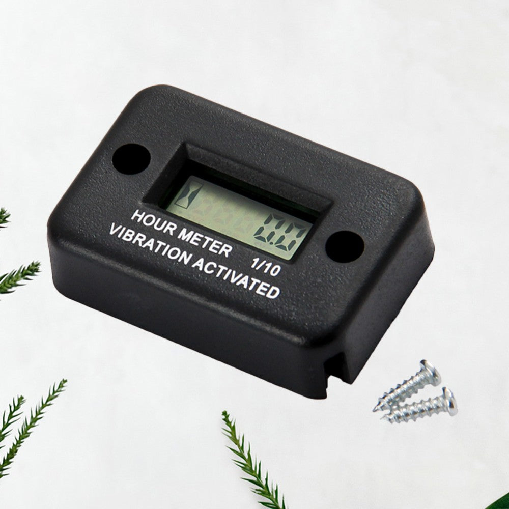ya 2 6.29 Waterproof Vibration Timer Dirt Bike Hour Meter Digital Small Engine Tachometer