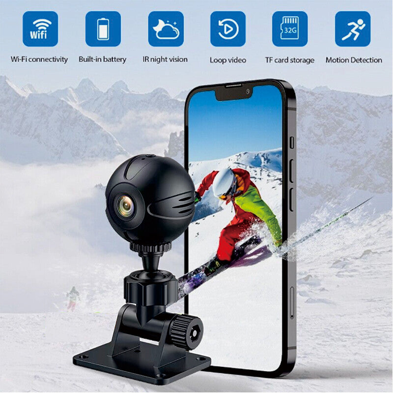 ya 16 Portable 640*480P 30W Mini DV HD Wi-Fi Camera Cycling Record Home Security