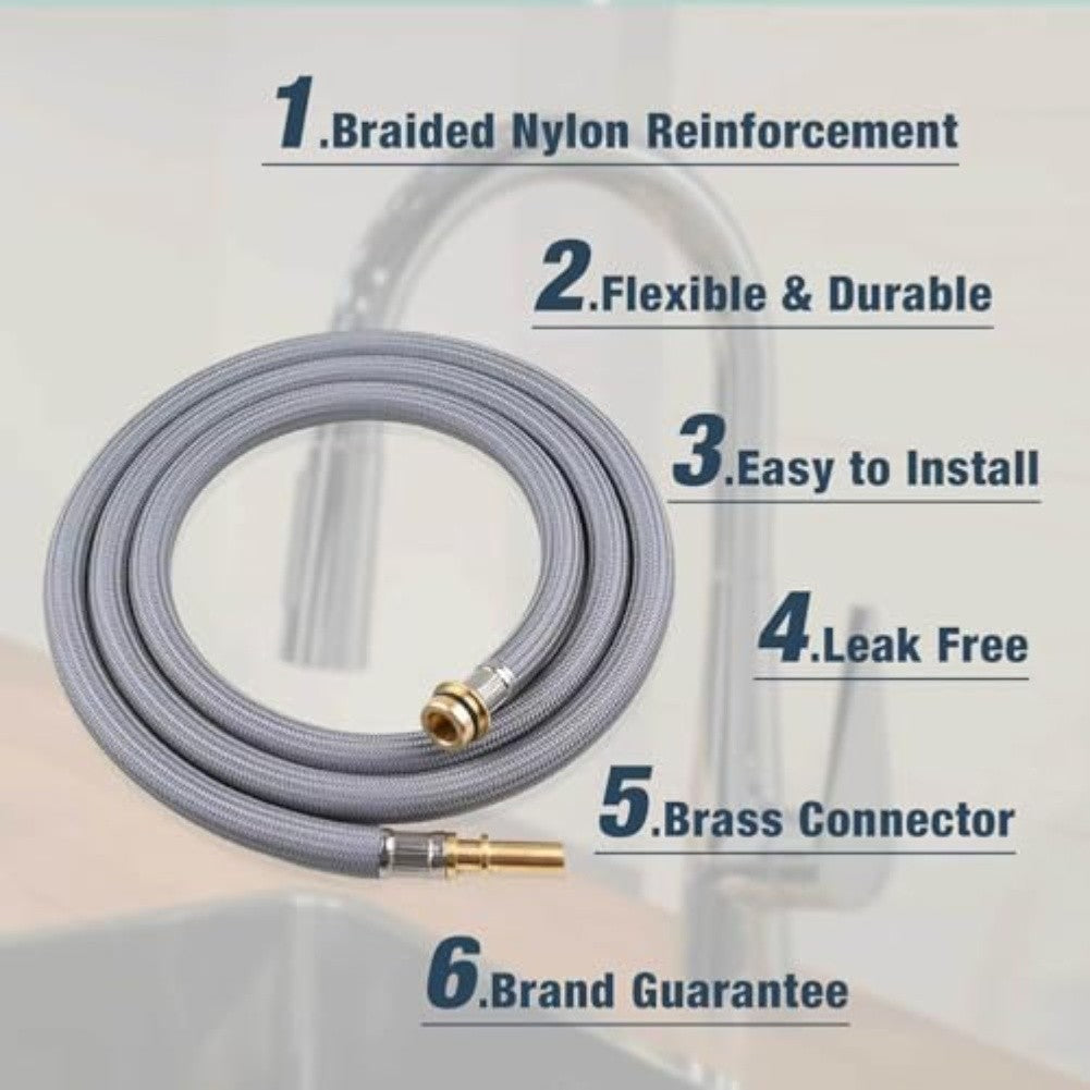 ya 26 Leak-Resistant Hose Most Faucets High-grade Metal Construction
