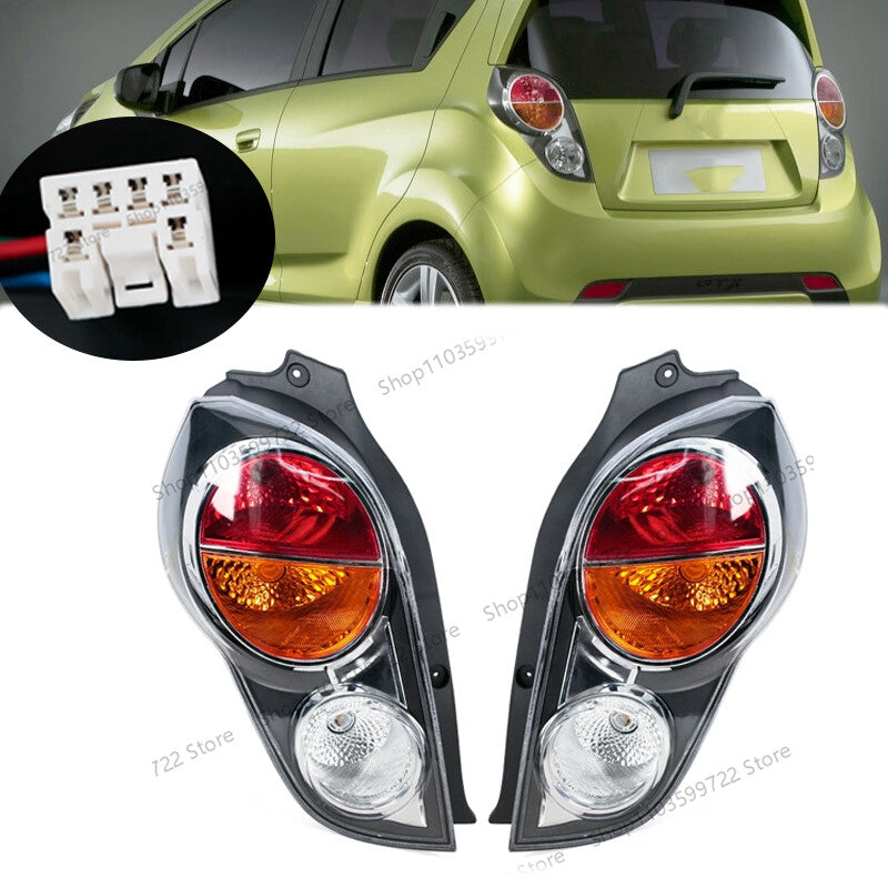ya 4 6.17.2 2Pcs Rear Taillight Turn lBrake Light for Chevrolet Spark 2010 2011 2012-2015