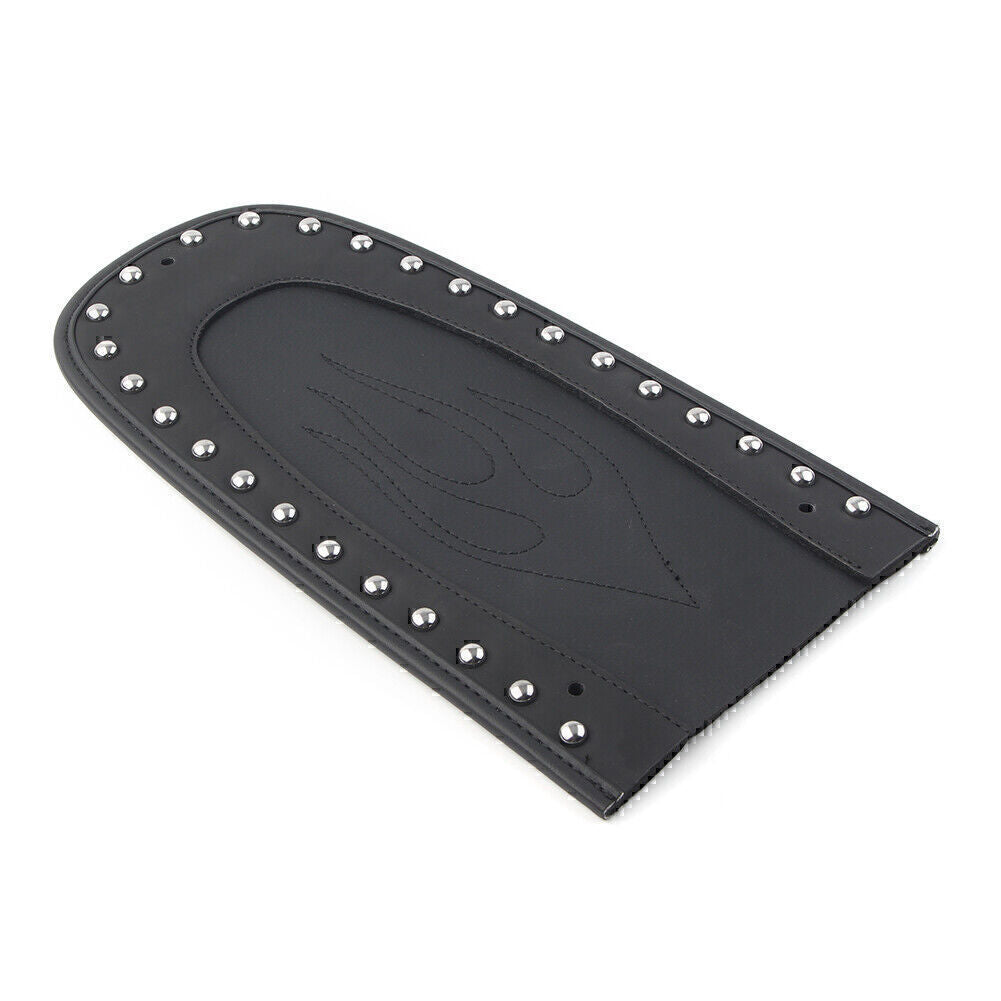 ya 5 8.7 Leather Flame for SEAT Rear mudguardBib for Harley Street Glide FLHX 2006-2019 Black