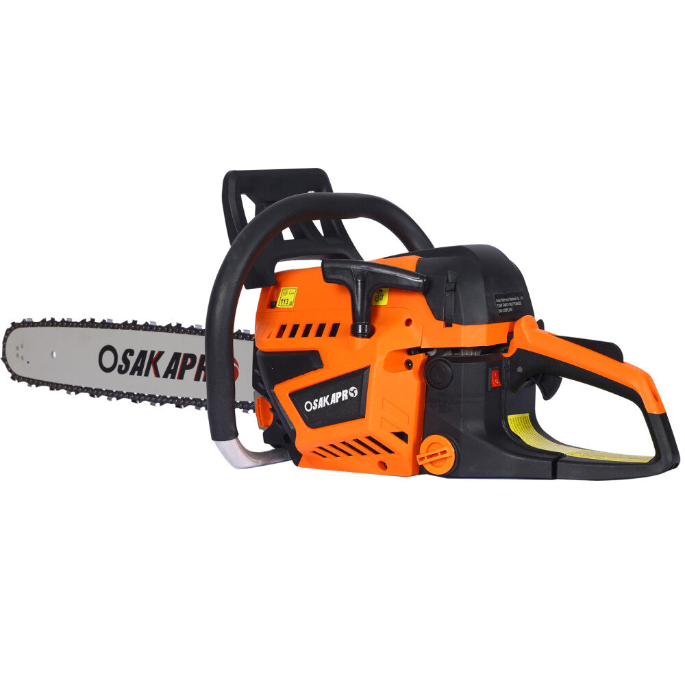 ya 28 58cc 2-Cycle Gas Chainsaw w/22 Bar ÿ Tree/Wood Cutting, EPA Compliant
