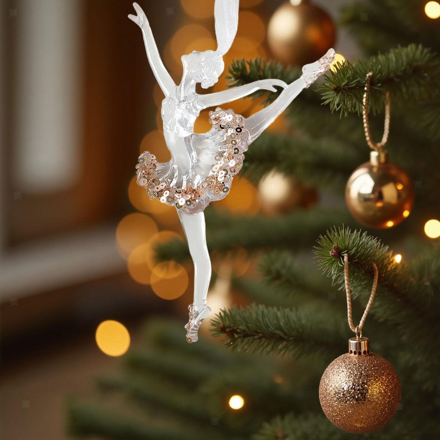 ya 25 Hanging Balleri Decoration Clear for Birthday Indoor
