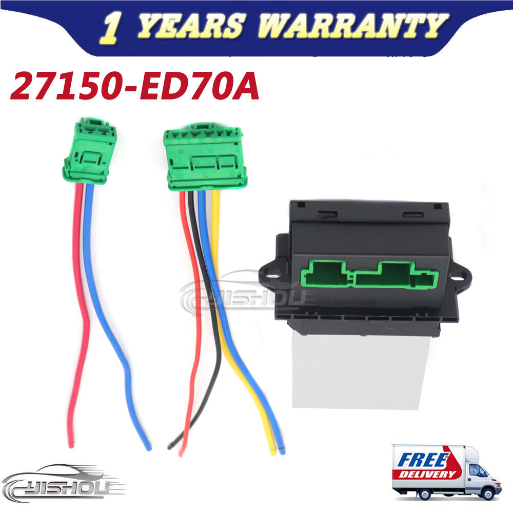 ya 6 6.12 Heater Control Blower Motor Resistor 27150-ED70A New for Nissan Versa 2007-2011