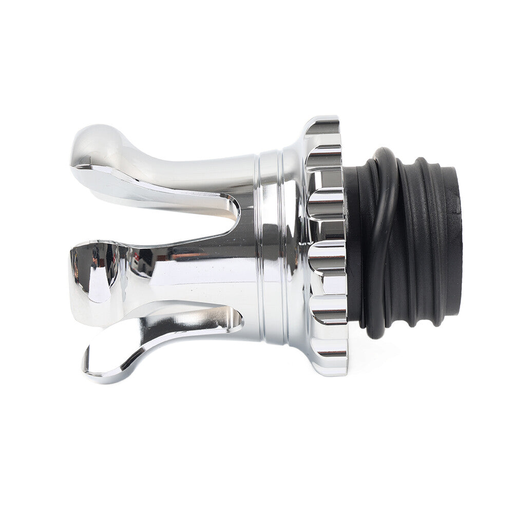 ya 5 8.7 Crown Style Fuel Tank Gas Cap Vented Fit for Harley Sportster Dyna Softail Touring