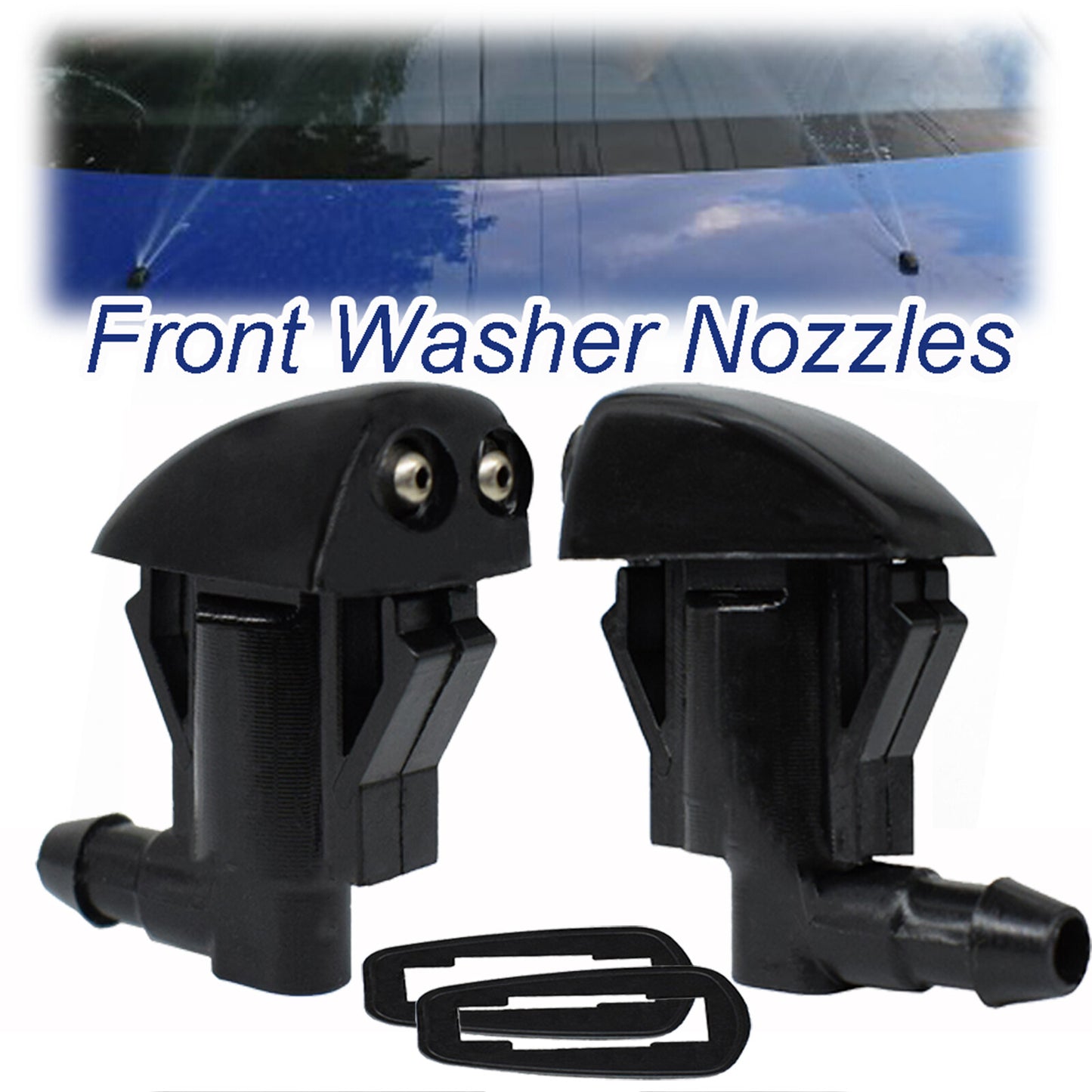 ya 3 6.25 for Jeep for Grand Cherokee Windscreen Wiper Spray Washer Jet Nozzle 55079049AA Pair