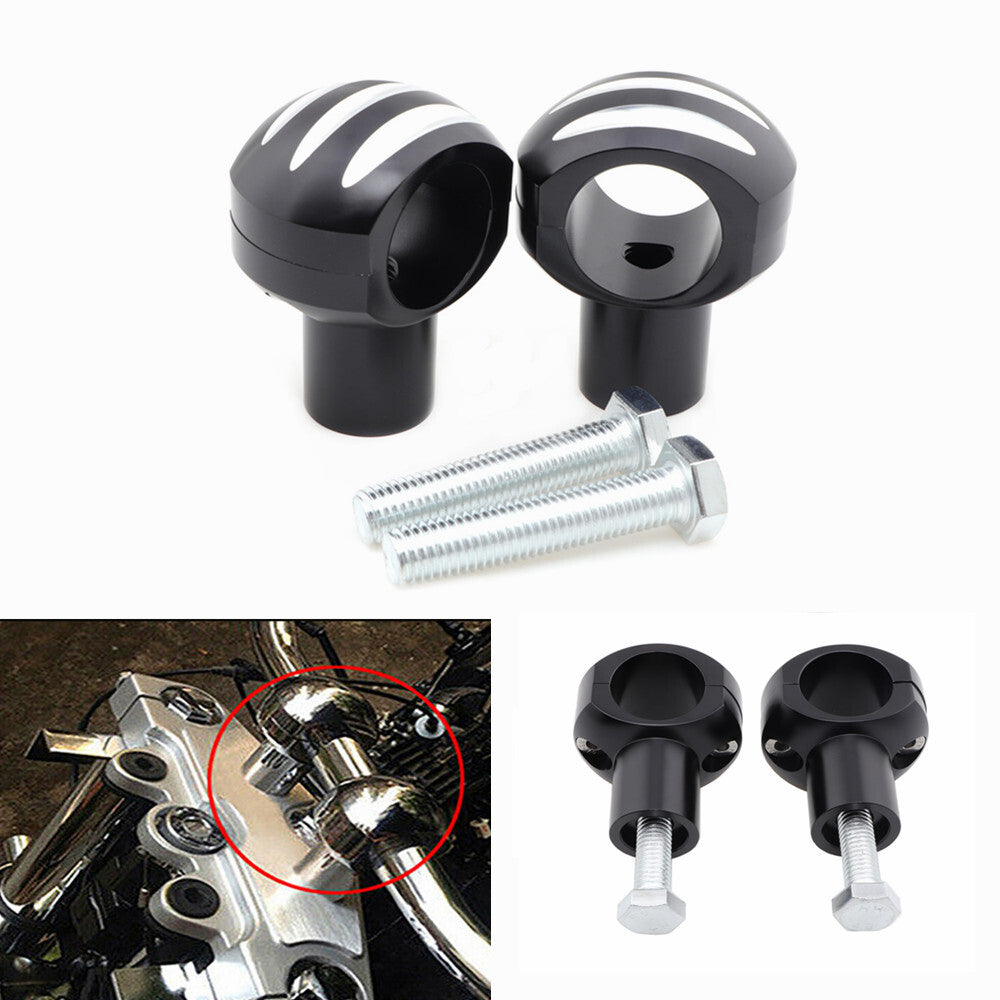 ya 2 6.30 32mm Aluminum Handlebar Riser Bars Mount Clamp for Harley Sportster 883 1200