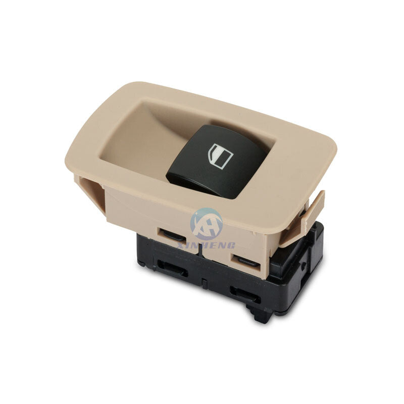 ya 1 8.5.2 61316951956 Passenger Side Window Lifter Switch Beige For E60 520i 523i 525i