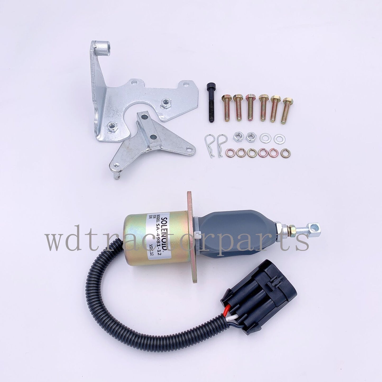 ya 1 8.5.2 SA-4981-12 3931570 12V Shut Off Solenoid Valve For 5.9L for Dodge Woodward
