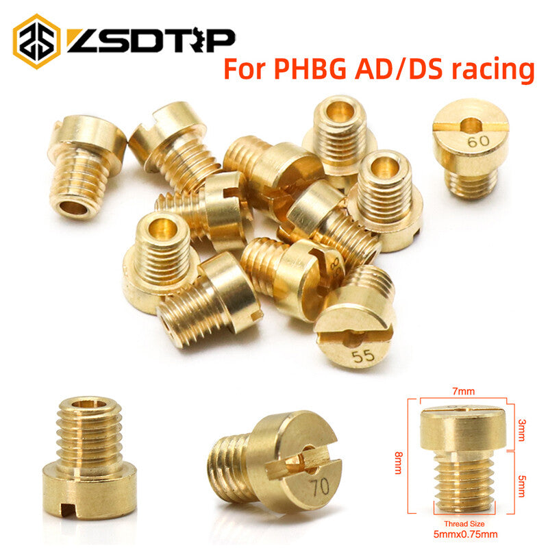 ya 3 6.23 12Pcs 45 - 72 Carb Main Jets Idle Jet Kit For Dellorto PHBG AD/ for DS Carburetor