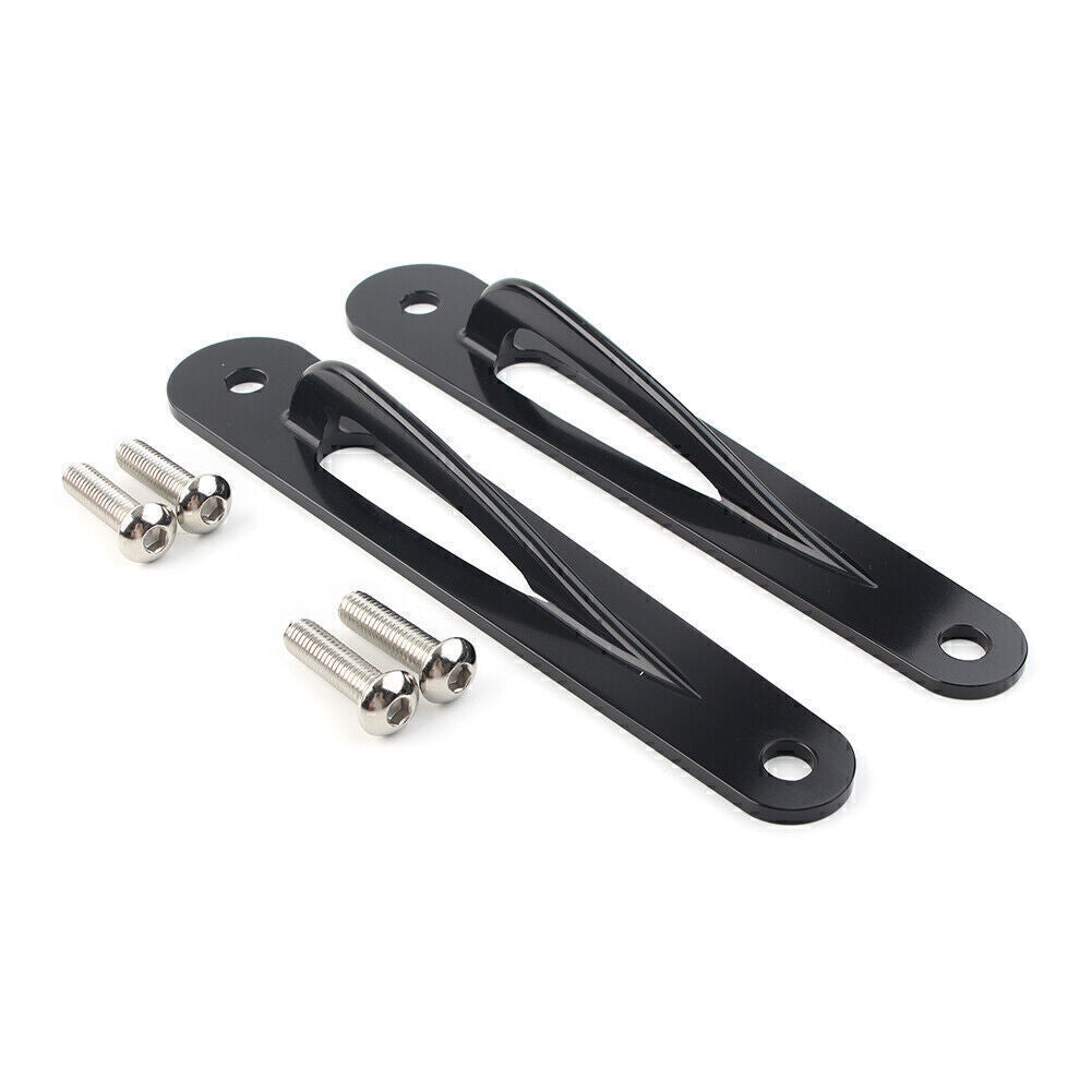ya 5 8.7 for Harley Touring Ultra Limited FLHTK Teardrop Custom Tie-Down Brackets Black