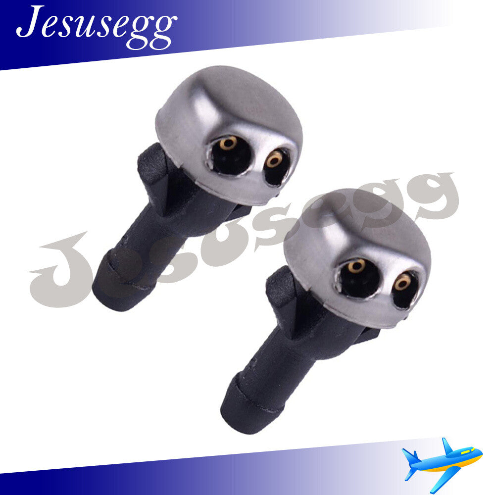 ya 13 2Pcs Windshield Washer Nozzle Jet for Mercedes-Benz 230 240D 380 450 560 SL SLC
