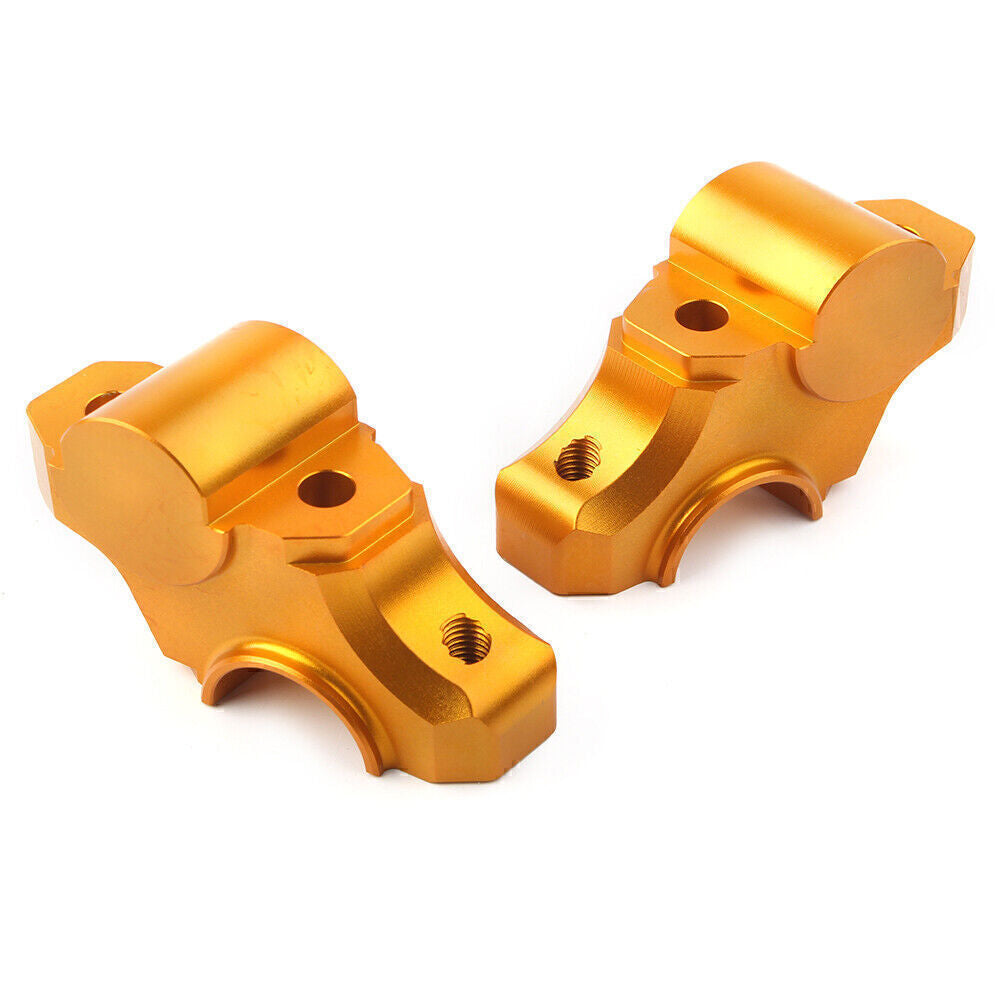ya 5 8.7 Motorcycle Handle Clamp Handlebar Riser Bar for Yamaha MT FZ09 MT09 2013-17 Gold