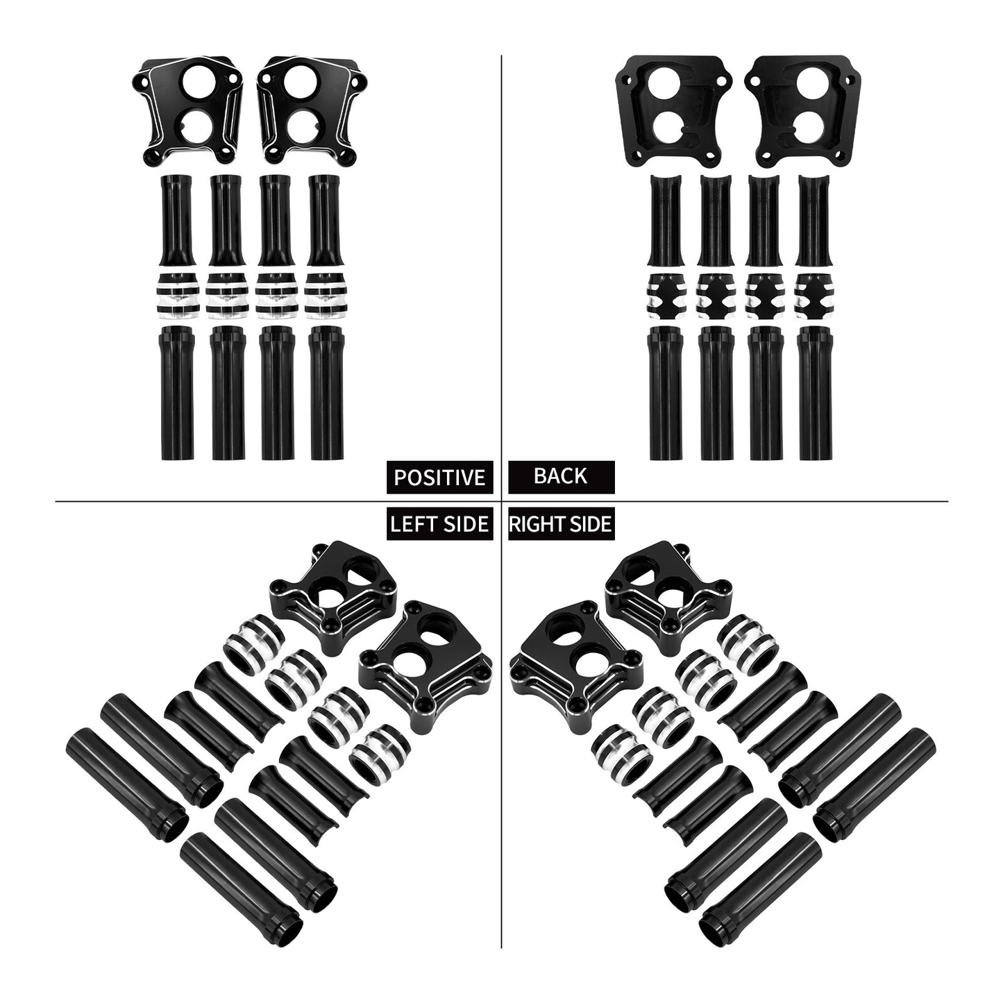 ya 5 8.7 CNC Engine Pushrod Tube Lifter Tappet Block Cover for Harley Touring Twin Cam