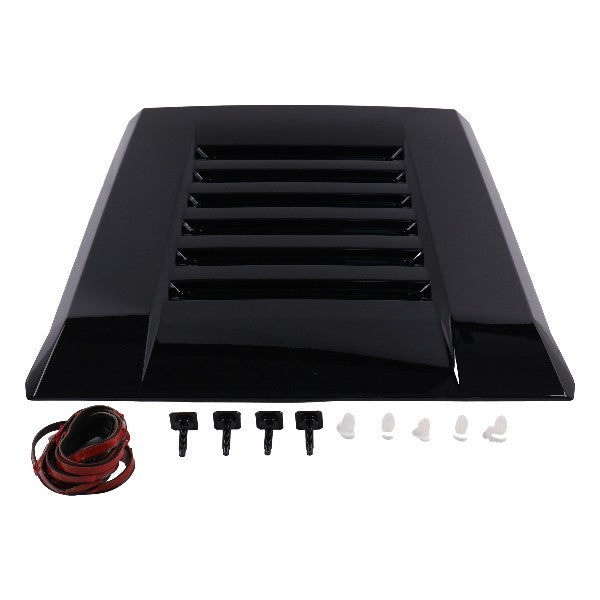 ya 1 6.30 Gloss Black Hood Scoop Hood Bulge 76181-AK900 for Toyota Tacoma 2024-2025