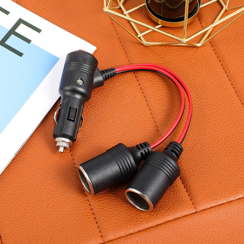 ya 5 8.7 Cigarette Lighter Switch Car Outlet Splitter Plug Extension Cord Adapter