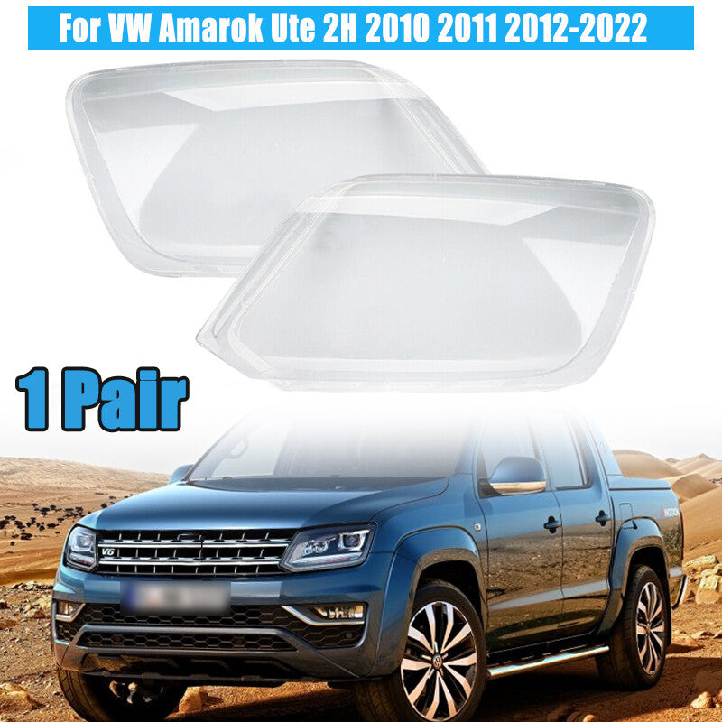 ya 1 7.8.2 2pcs Headlight Cover Headlamp Cap For 2010-2022 for VW for VW Amarok Ute 2H