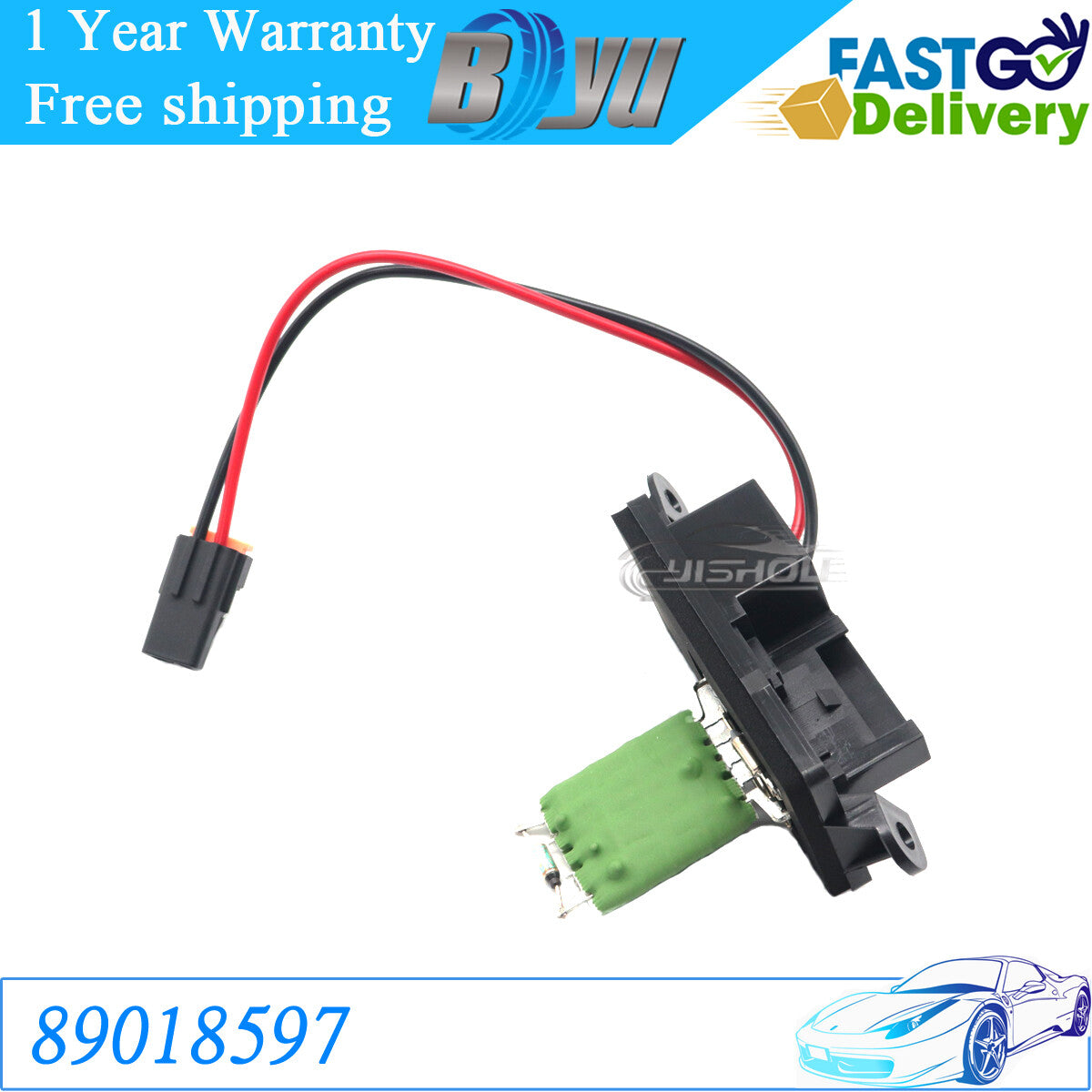 ya 11 6.6 New for Chevrolet for Silverado 1500 2500 for GMC for Sierra 1500 A/C Blower Motor Resistor