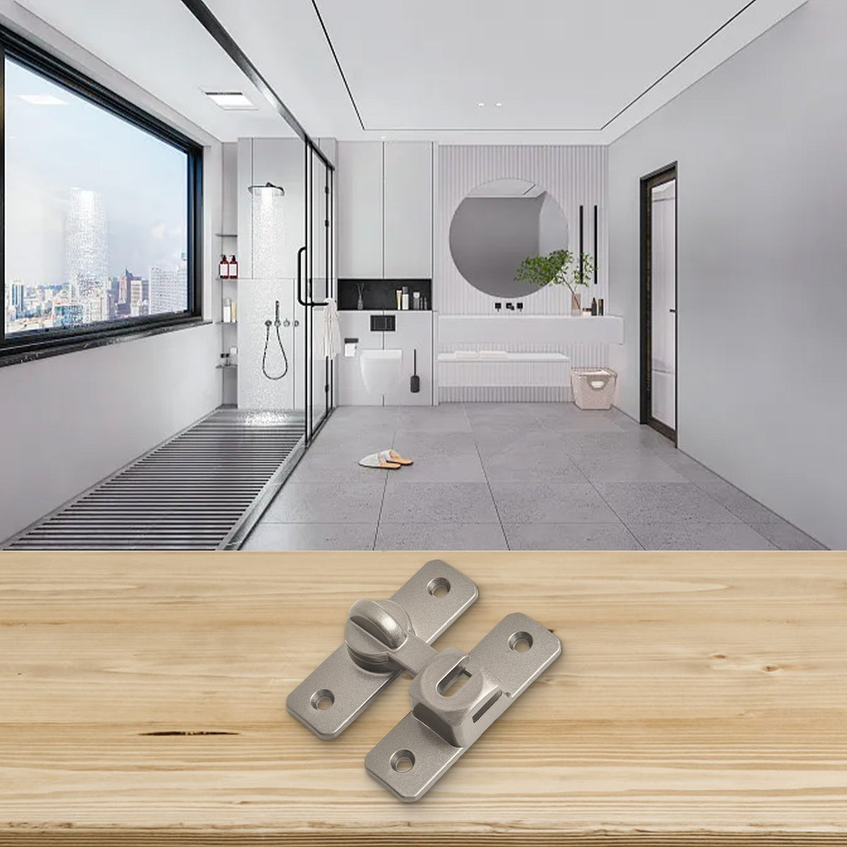 ya 15 10.20 Zinc Alloy Anti Theft Sliding Lock Suitable for Multiple Applications