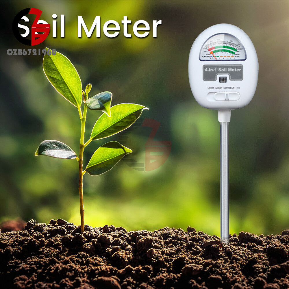 ya 26 4in1 PH Tester Sunlight Soil Moisture Meter Detor Plant Garden Soil PH Meter