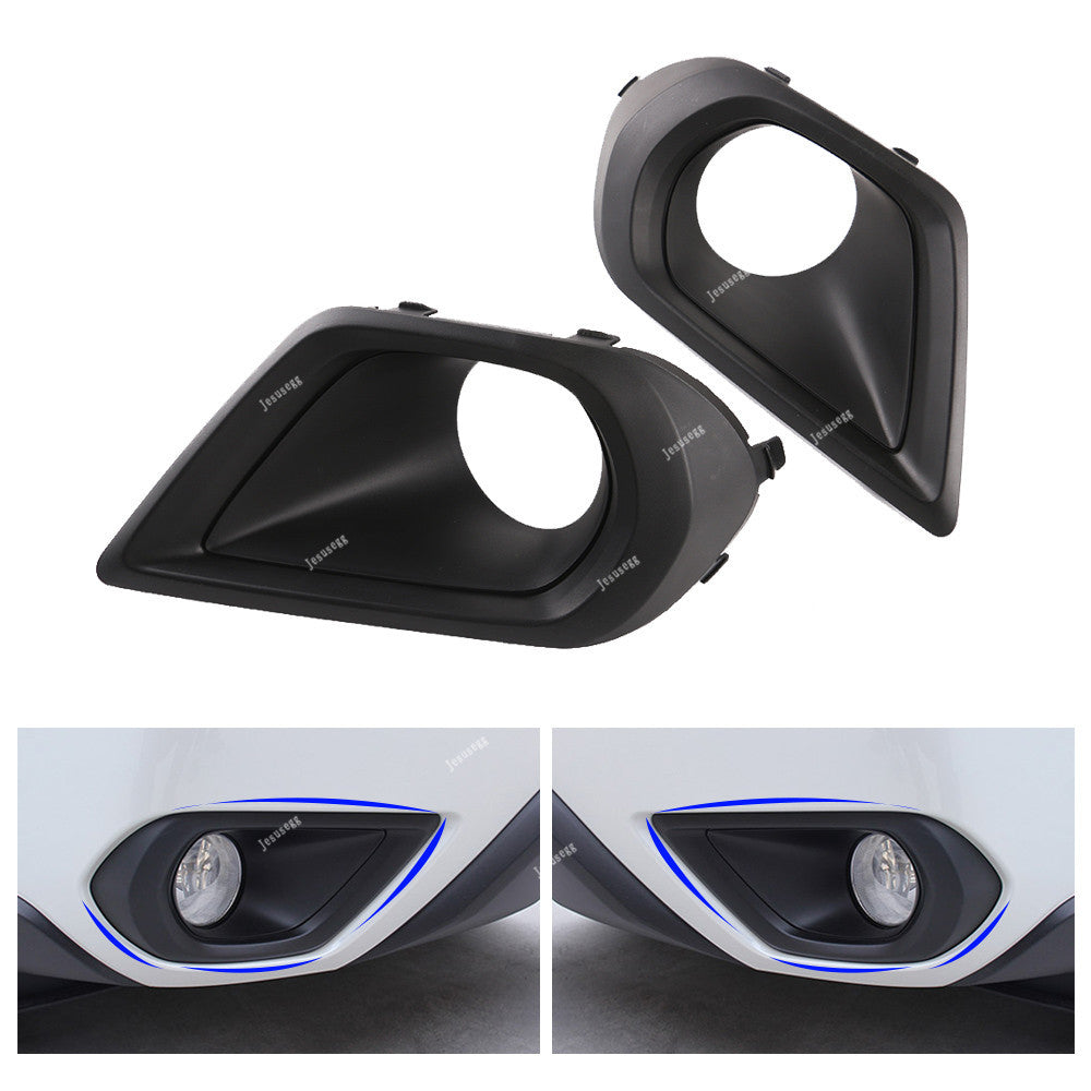 ya 13 5.27.2 Pair Front Bumper Insert Fog Light Bezel Cover for 2014-2016 for Subaru for Forester