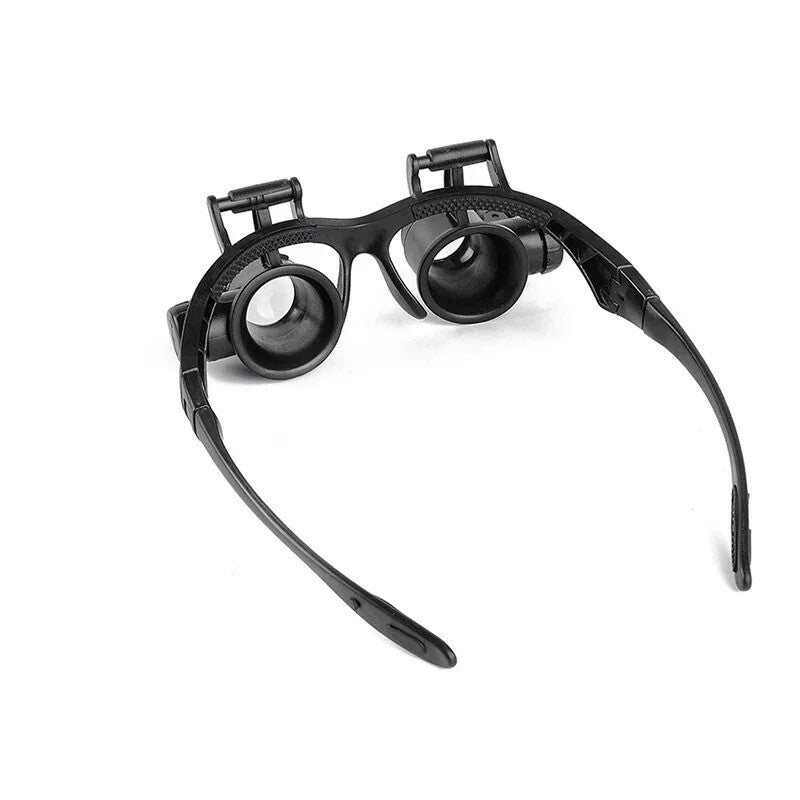 ya 26 Eyeglass Repair Magnifier Clock Repair Watch with LED Lights 10x15x 20x 25x