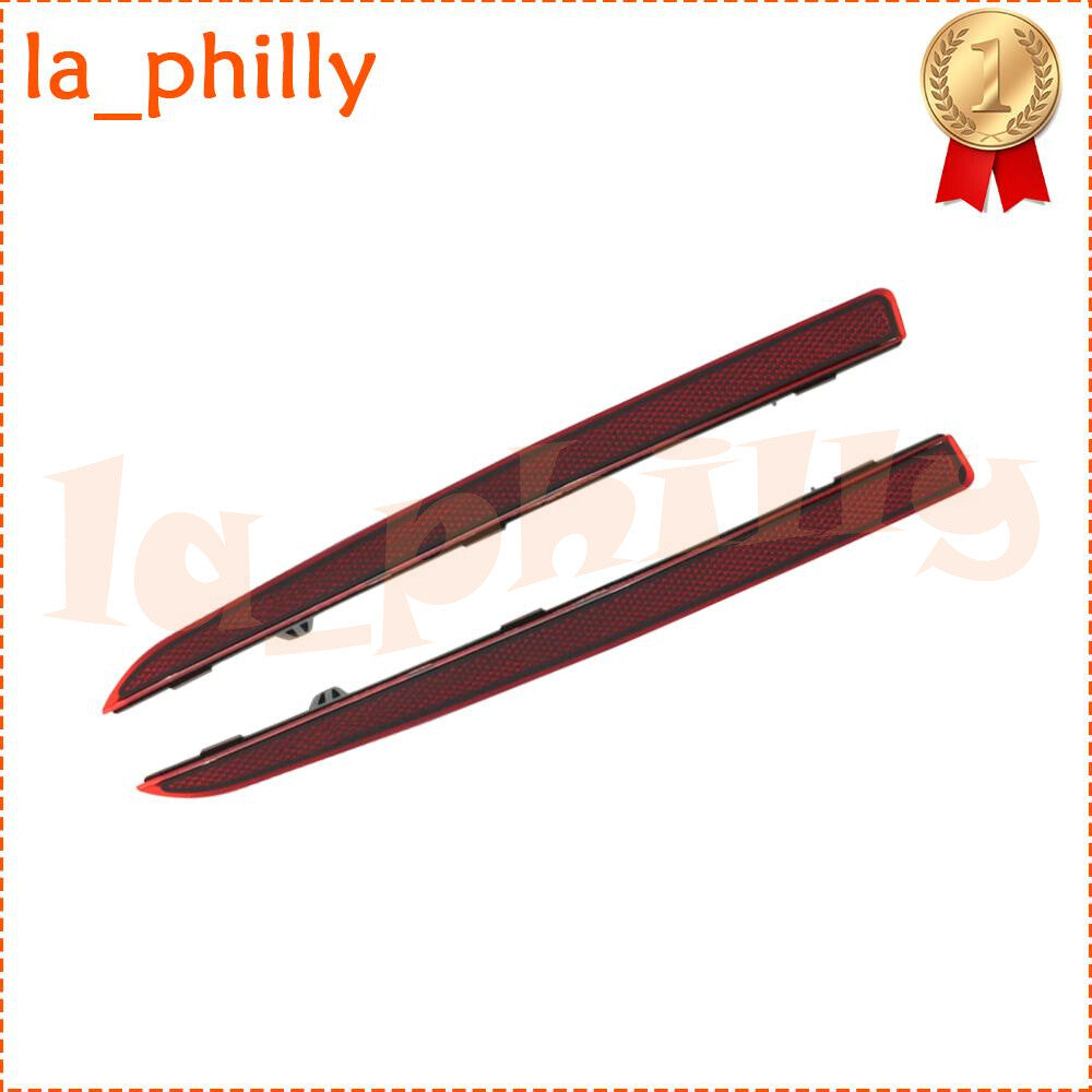 ya 27 6.21 2x Right+Left Side Rear Bumper Brake Light Reflector for Lincoln MKZ 13-2020