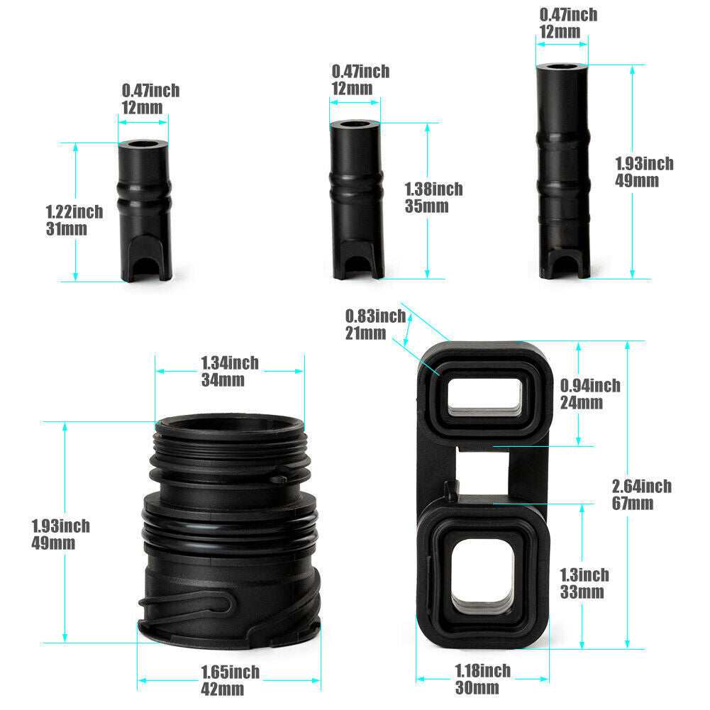 ya 1 8.5.1 6-Pack Valve Body to Housing Seal Kit Mechatronic Kit for ZF 6HP19 6HP21