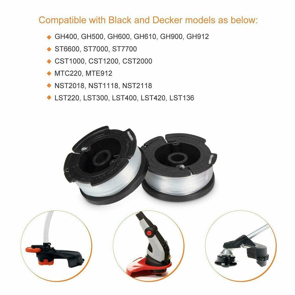 ya 17 Efficient Trimmer Line Cap Replacement 30ft for Black Decker String Trimmers