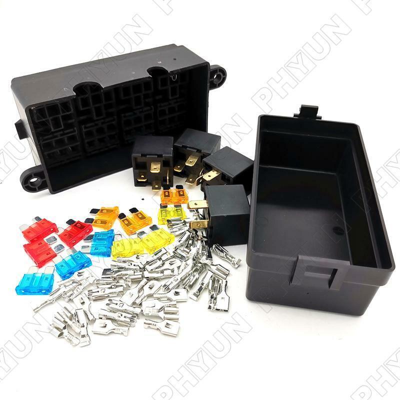 ya 5 8.7 Blade fuse holder box with shovel terminal and car fuse
