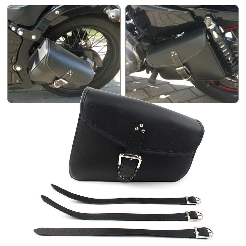 ya 11 6.5 for Harley-Davidson Sportster XL883 XL1200 Right Side PU Leather Saddlebag Bag