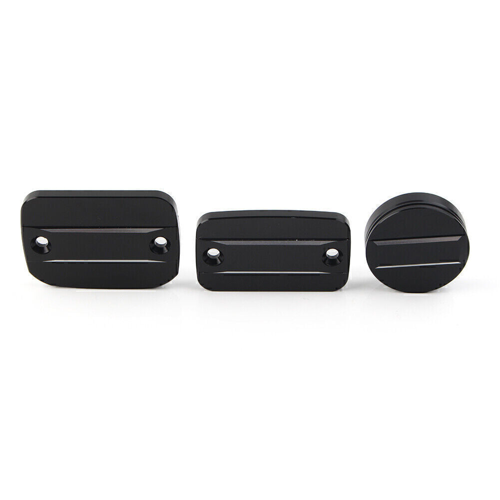 ya 4 6.17.2 for Ducati Sc for Ram bler 1100 18-22 Black Front Rear Brake Reservoir Fluid Cover Cap